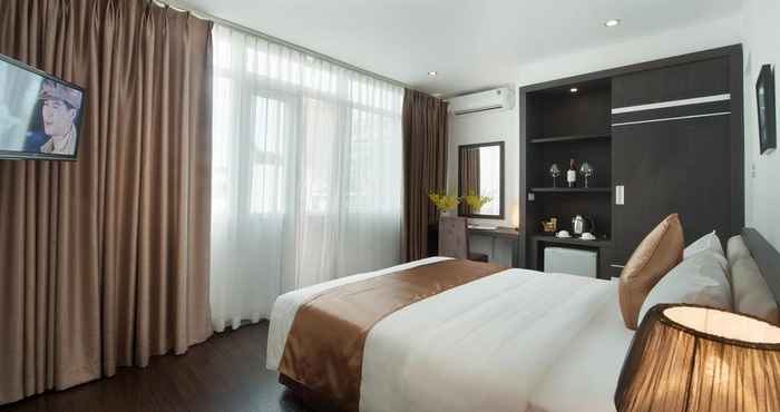 ห้องนอน Hanoi Elpis Hotel & Spa