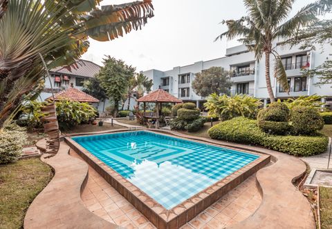 수영장 OYO Life 1437 W Residence