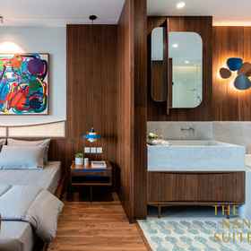 Bedroom1The Nang Suites,Nhà thờ Tiền hiền Làng An Hải và Thoại Ngọc Hầu飯店