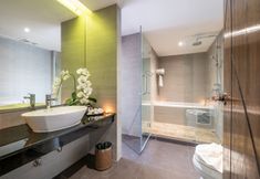ห้องน้ำภายในห้อง 6 Hotel De Trojan