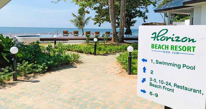 ภายนอกอาคาร Horizon Beach Resort  Koh Jum