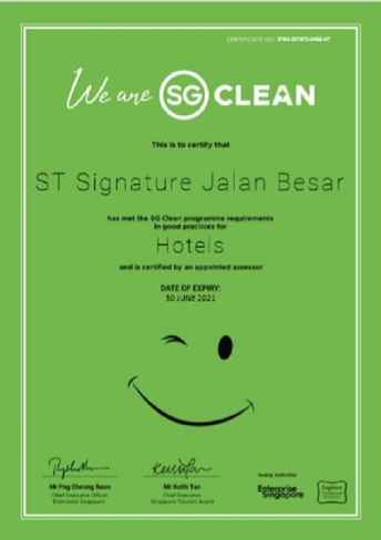 HYGIENE_FACILITY ST Signature Jalan Besar (SG Clean Certified) 