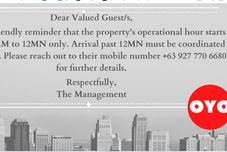 Functional Hall OYO 431 Apollo 11 Apartelle