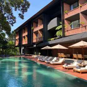 Swimming Pool 1 Titik Dua, The River Café at Maya Ubud 호텔