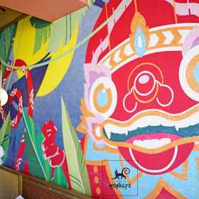 Lobby 1 4 Monkeys Hotel, Khách sạn T-Square (Tang Hua Seng) Department Store Thonburi