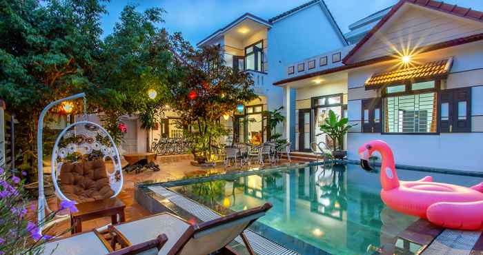 Hồ bơi Flamingo Garden Homestay Hoian