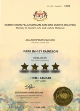 Lobi 4 Park Inn by Radisson Hotel Putrajaya