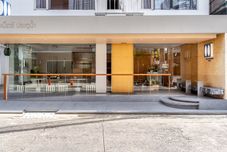 外部的 Metz Pratunam Hotel