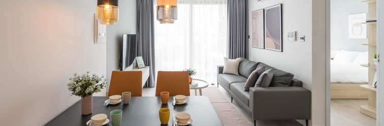 ロビー Vivian's House - Vinhomes D'Capital Tran Duy Hung