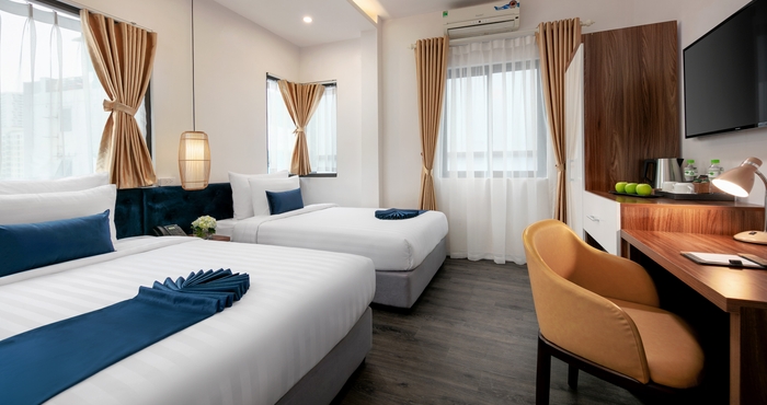 Phòng ngủ Patel Hotel Hanoi