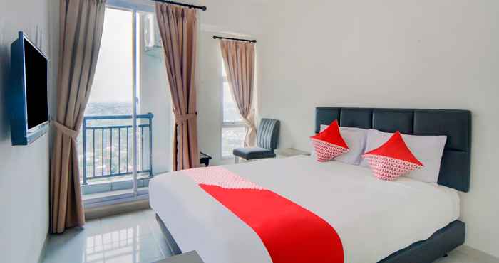 Bedroom OYO 3069 Apartemen Akasa Bsd Near Rumah Indonesia Sehat