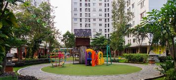 Lobby 5 2BR Spacious Apartment at Green Palace Apartment with Lake View By Travelio