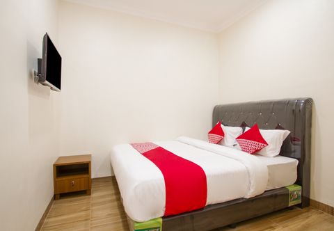 寝室 Hotel O Adam Malik Guesthouse Near Stasiun Medan