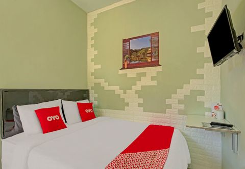 寝室 Hotel O Villa Inn App Trawas Bintaro Syariah