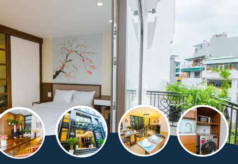 Phòng ngủ Hana Stay Apartment