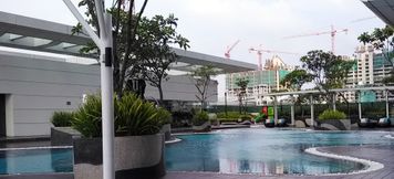 Swimming Pool 3 Highest Value 2BR Apartment at U Residence By Travelio