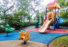 Entertainment Facility 6 Homey 1BR Scientia Residence Apartment near Summarecon Mall Gading Serpong By Travelio
