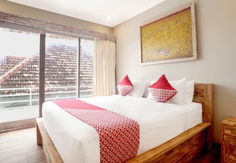 臥室 OYO 90880 Jimbaran 5 Guesthouse