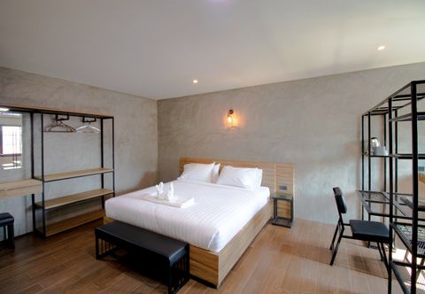 ห้องนอน Rabbit Hotel Phimai