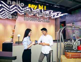 Sảnh chờ 2 lyf Funan Singapore by Ascott