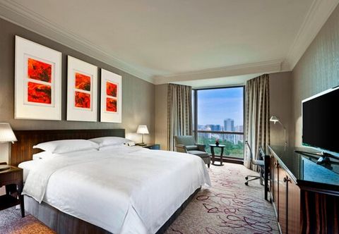 卧室 Sheraton Towers Singapore