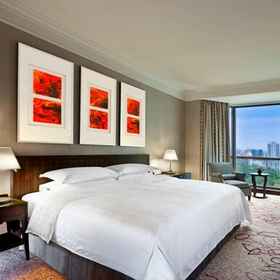 Bedroom 1 Sheraton Towers Singapore, โรงแรม & ที่พัก Swee Choon Tim Sum Restaurant