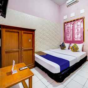 Bedroom 1 Hotel O Pondok Kuning, Areon Trans BRI Cikeruh (Ciseke) Jatinangor Hotels