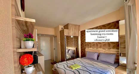 Bilik Tidur 2 Apartment Sentraland Eva Rooms Karawang