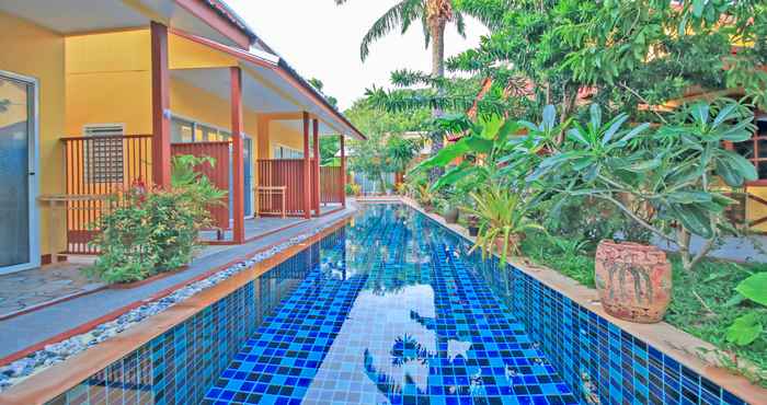 Kolam Renang Ban Elephant Blanc Bungalow