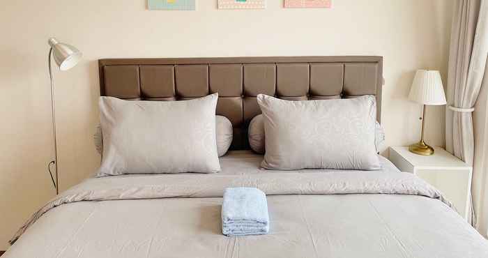 Bedroom Breeze Apartments at Bintaro Plaza Residences by OkeStay