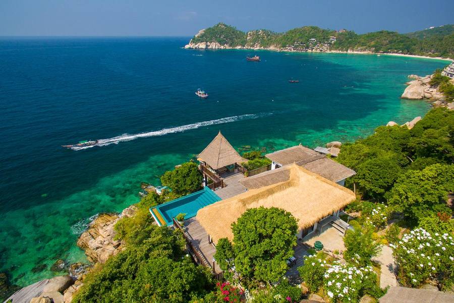 Cape Shark Villas is a luxurious villa set on a private beach, offering maximum privacy