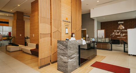 Lobby 2 Tamansari Mahogany Apartment Karawang by WG Space