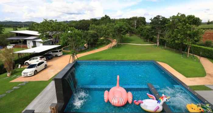 Kolam Renang Phu Plearn Ta Pool Villas Khaoyai