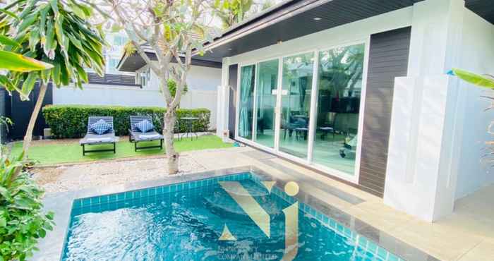 สระว่ายน้ำ NJ Property Pool Villa Pattaya