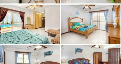 臥室 2 Baan Pak Tak Akart Pattaya