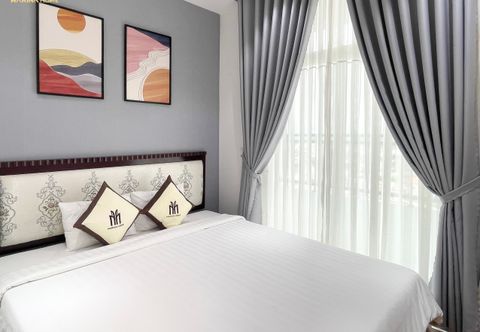 Phòng ngủ Marina Luxury Hotel Apartment Long Xuyen
