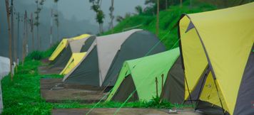 Lobby 2 Tent at Lembah Indah Glamping Resort