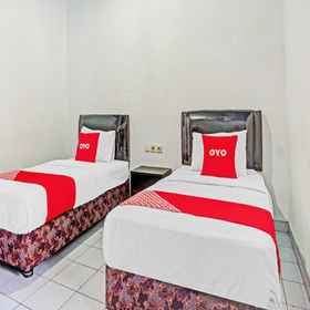Bedroom1Hotel O Palem Garden 2,Musholla Al Burhany Rejosari飯店