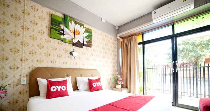 ห้องนอน OYO 465 Krung Kao Traveller Lodge