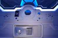 สิ่งอำนวยความสะดวกด้านความบันเทิง Galaxy Pods Capsule Hotel Boat Quay