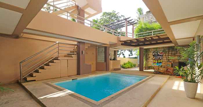 Swimming Pool OYO 886 Villa Tomasa Beach Resort Panglao