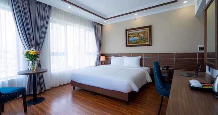 ห้องนอน Minh Duc Luxury Hotel