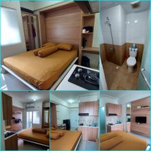 ห้องนอน Apartemen Green Pramuka by AHF Pro