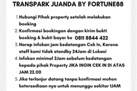 Dịch vụ khách sạn Apartemen Transpark Bekasi by Fortune88