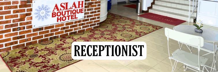 로비 Aslah Boutique Hotel Kota Bharu
