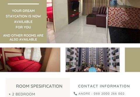 卧室 The Jarrdin Apartement Cihampelas by Serenity Room