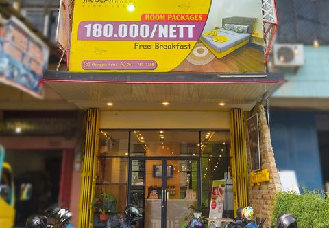 外部的 SINGGAH HOTEL PEKANBARU