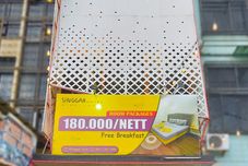 外部的 SINGGAH HOTEL PEKANBARU