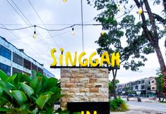外部的 3 SINGGAH HOTEL PEKANBARU