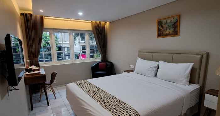 ห้องนอน Christine Hotel Jogja